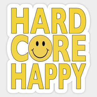 Happy Hardcore Acid House Ravers Sticker